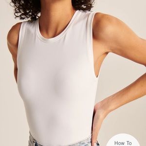 Abercrombie Seamless Crewneck Tank Bodysuit